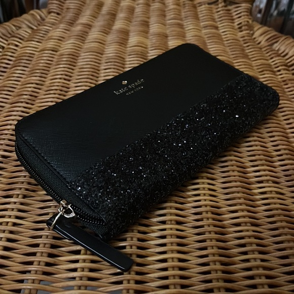 ♠️ kate Spade Greta Court Glitter Neda Wallet - Picture 9 of 16